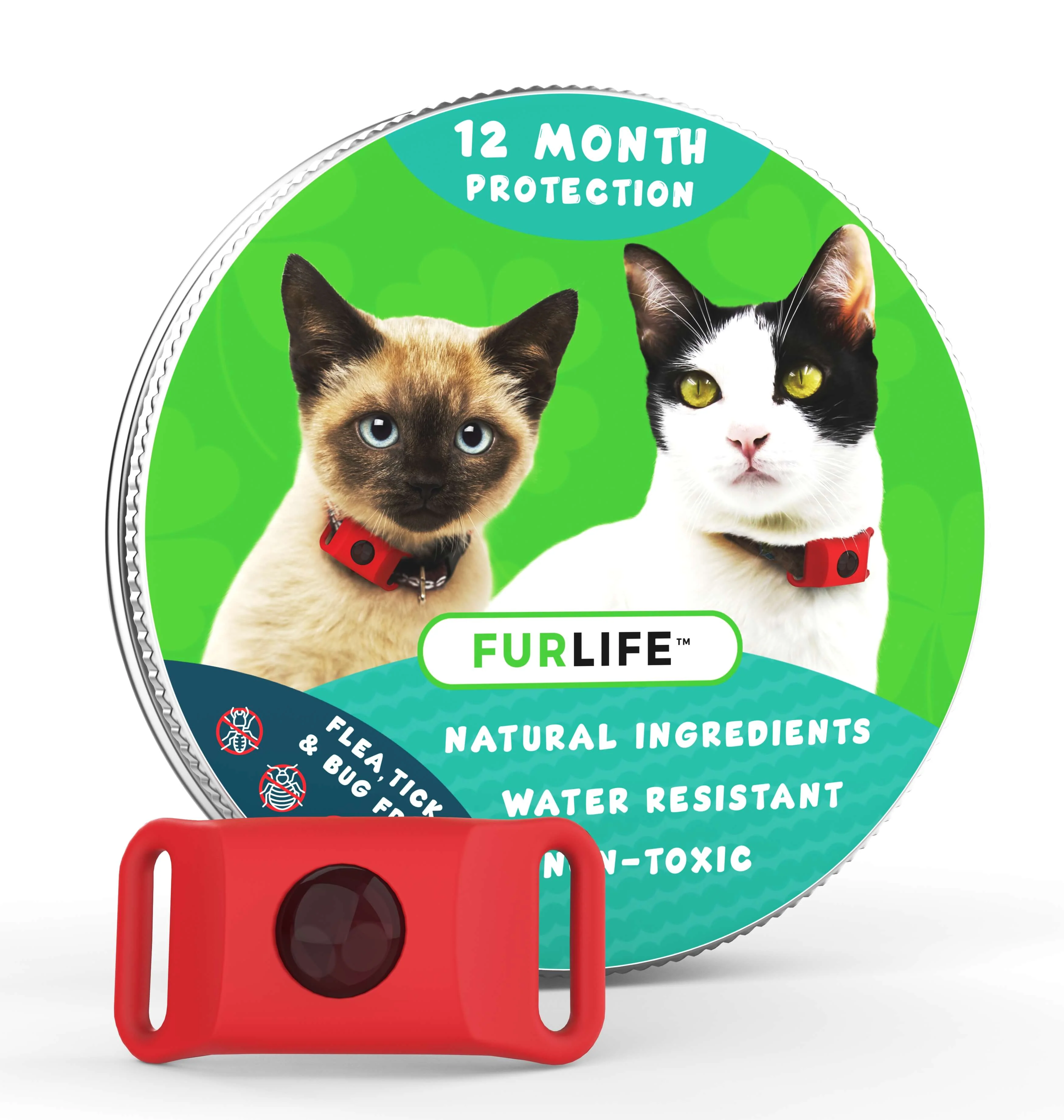FurLife™ - 12 Months All Natural Flea and Tick Tags for Cats - Image 6